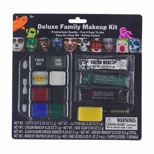 Deluxe Family Makeup Kit with Glitter and Fake Blood